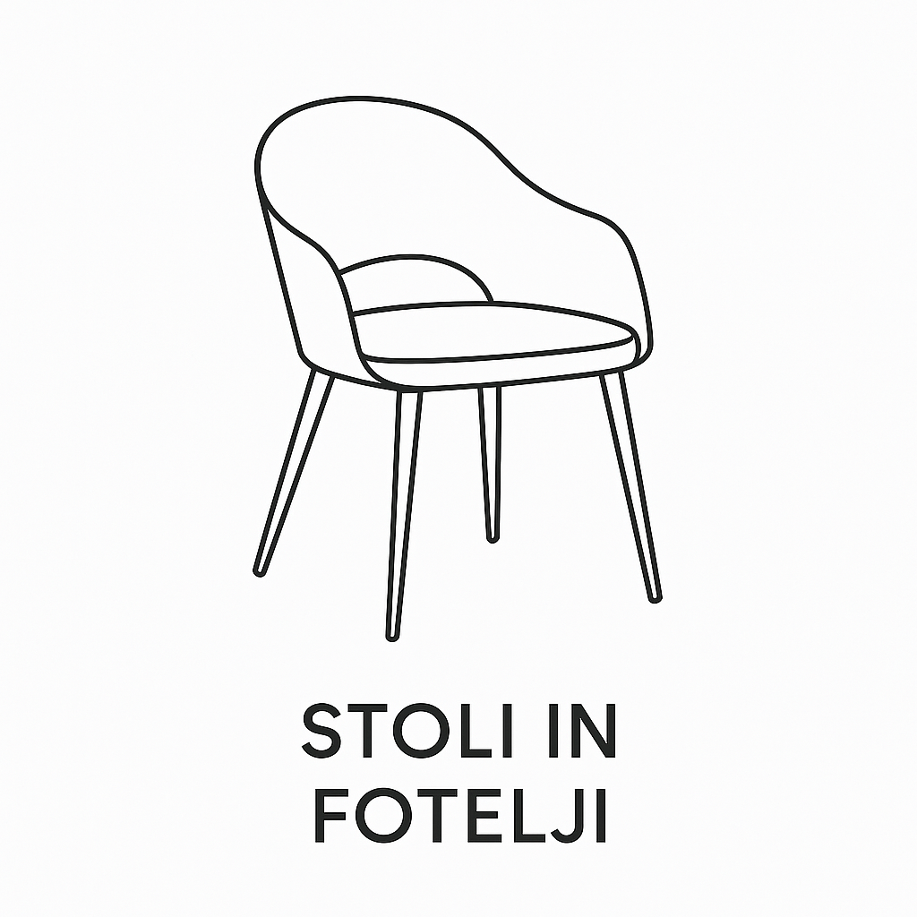 Stoli in fotelji